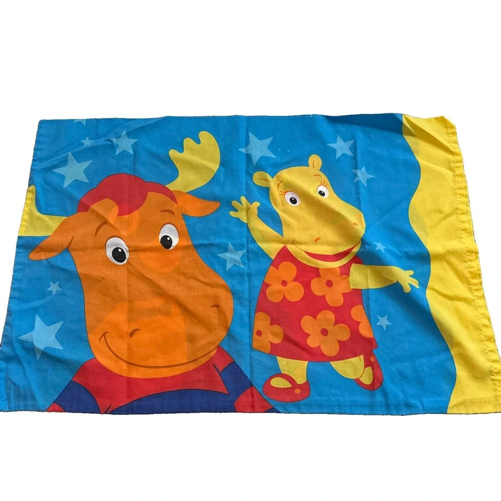 Vintage Nickelodeon Backyardigans Pillowcase 2 sided Viacom 2006 Nick Jr